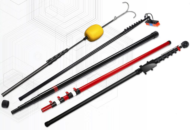 Ali se lahko uporablja teleskopska palica?